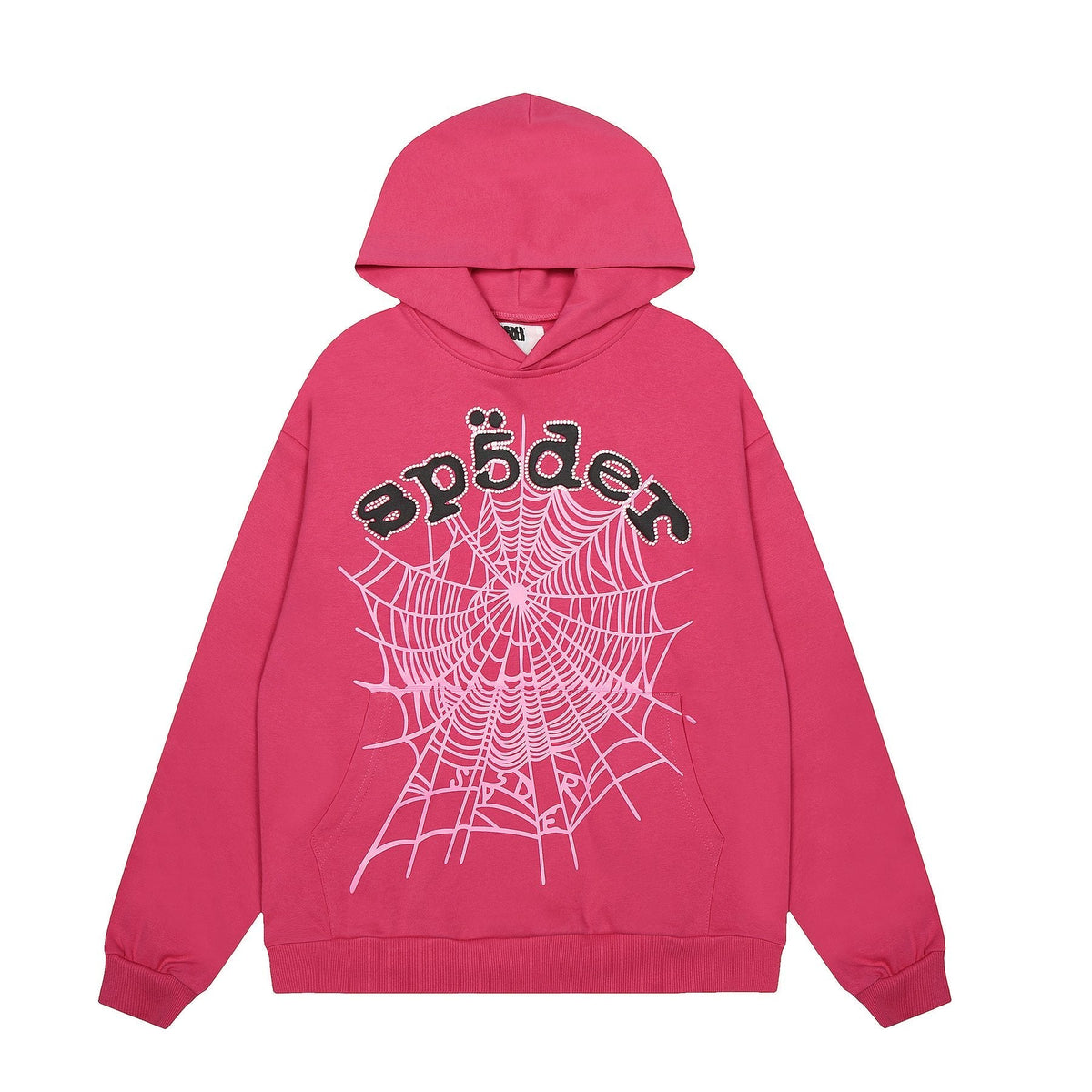 Sp5der Spiderweb Graphic Pullover Hoodie