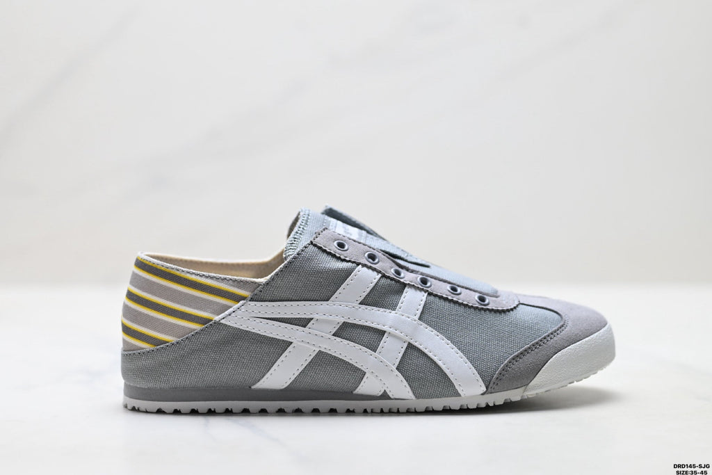 Onitsuka Tiger Retro Low Top Gray White Unisex Shoes Style 05