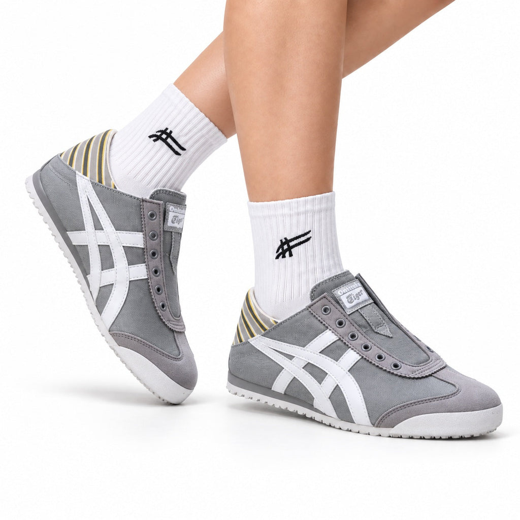 Onitsuka Tiger Retro Low Top Gray White Unisex Shoes Style 05