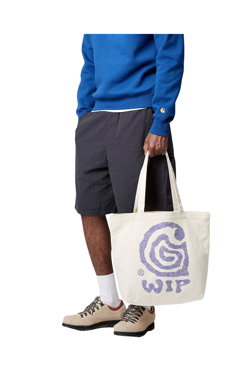CARHARTT WIP CANVAS GRAPHIC TOTE Helix Print / Natural