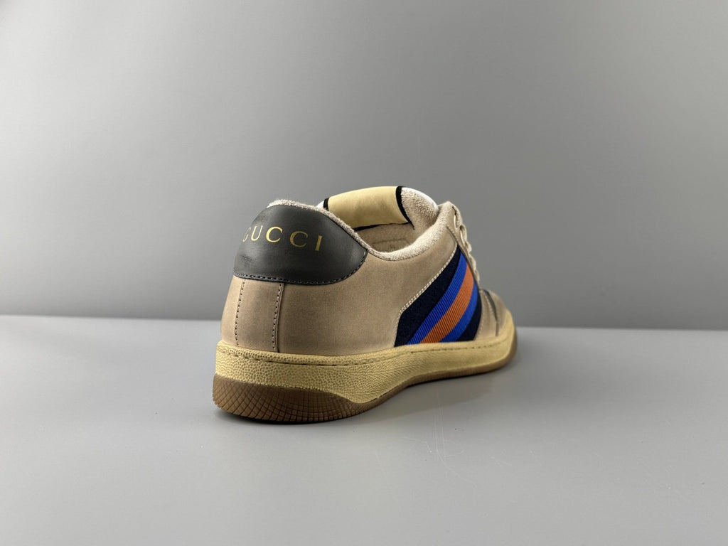 Gucci Aged Stripe Low-Top Sneakers