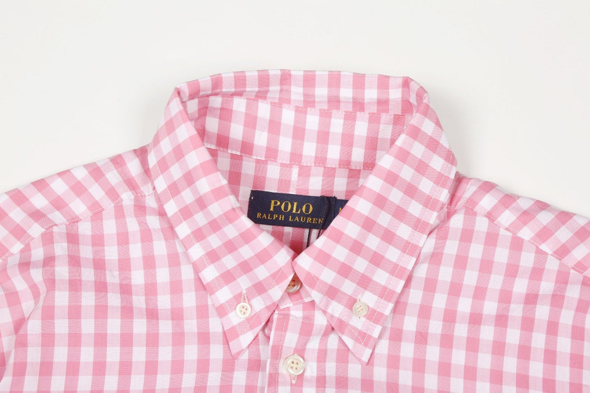 Ralph Lauren Gingham Short-Sleeve Button-Down Shirt