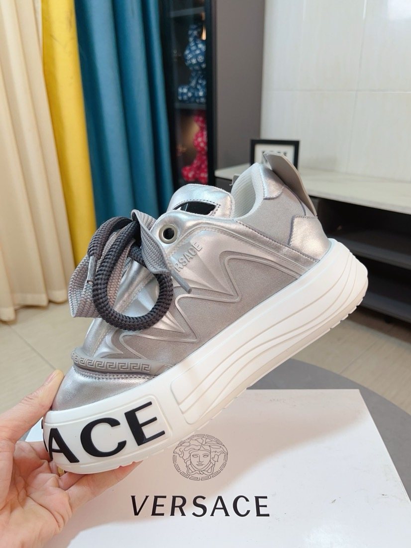 Versace Men's Logo Sole Sneakers