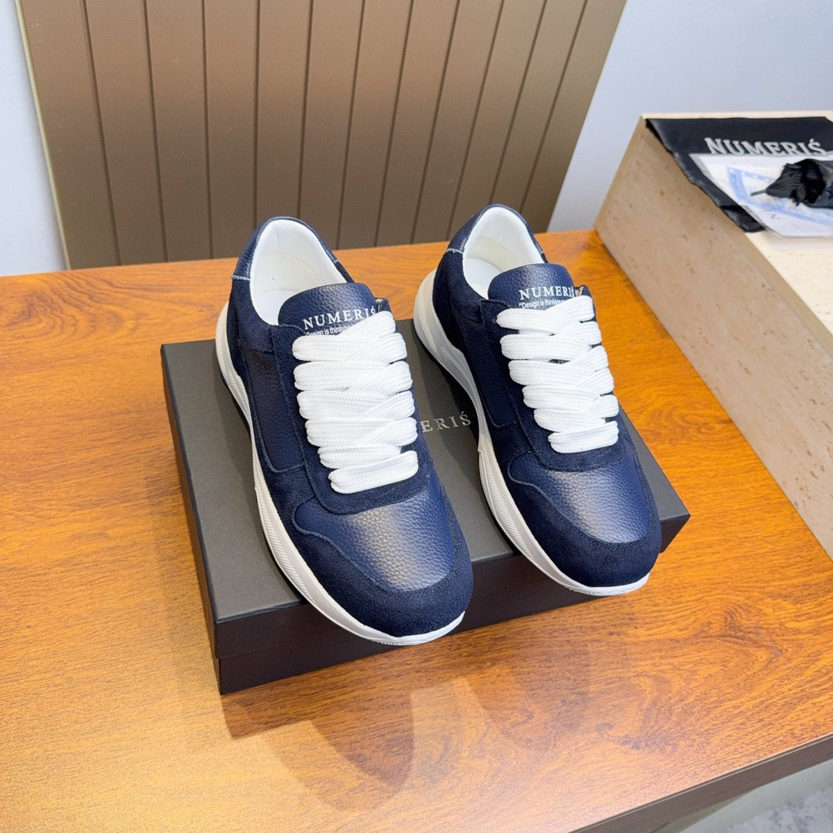 Numeris Paneled Low-Top Sneakers