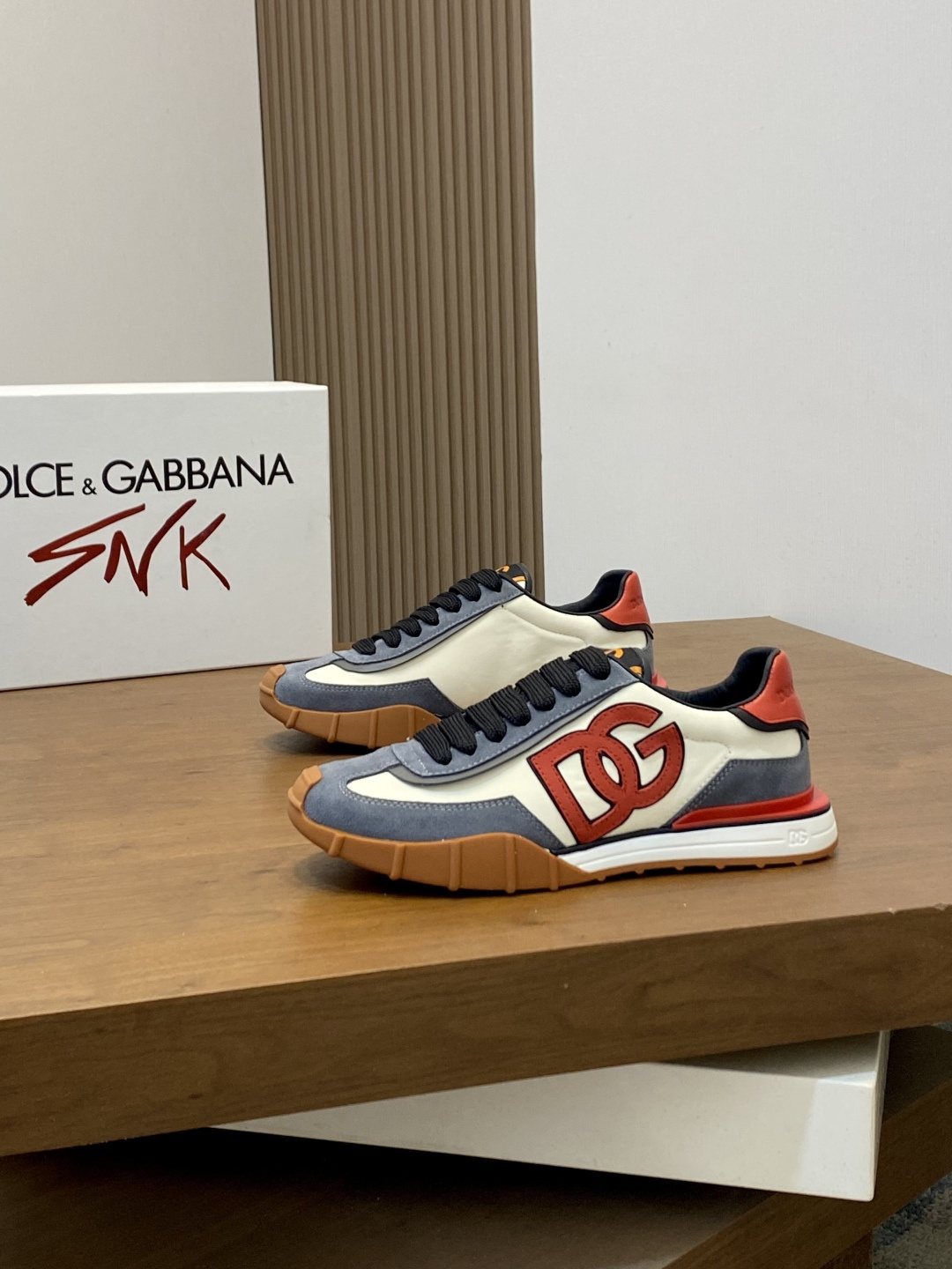 Dolce & Gabbana Men's Layered Low-Top Sneakers