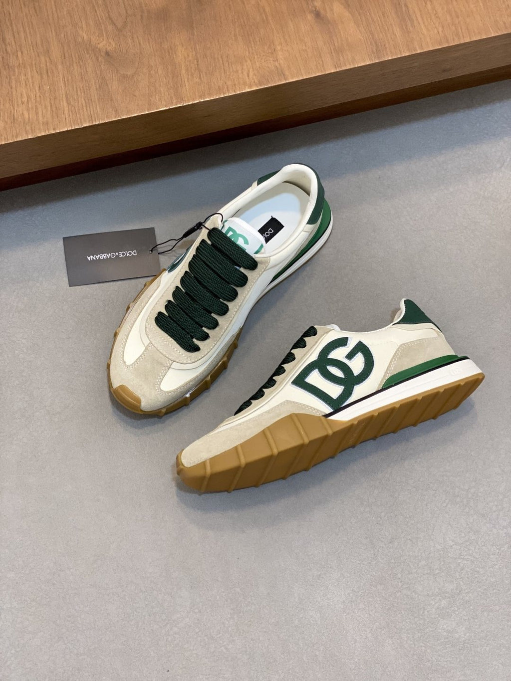 Dolce & Gabbana Men's Layered Low-Top Sneakers