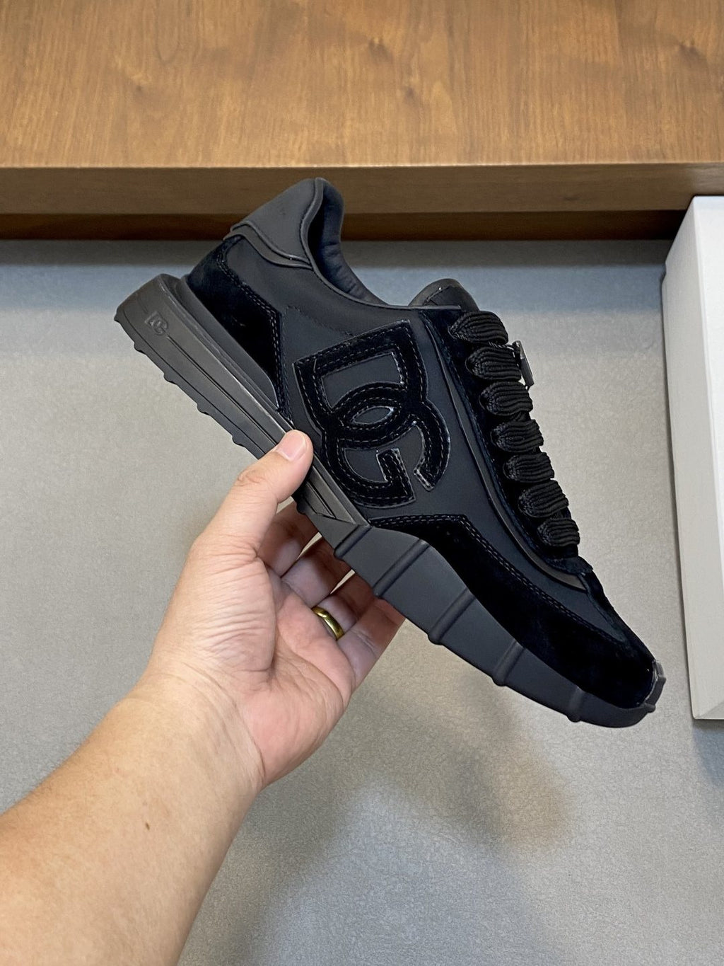 Dolce & Gabbana Men's Layered Low-Top Sneakers