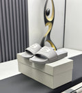 Balenciaga Logo Strap Slide Sandals