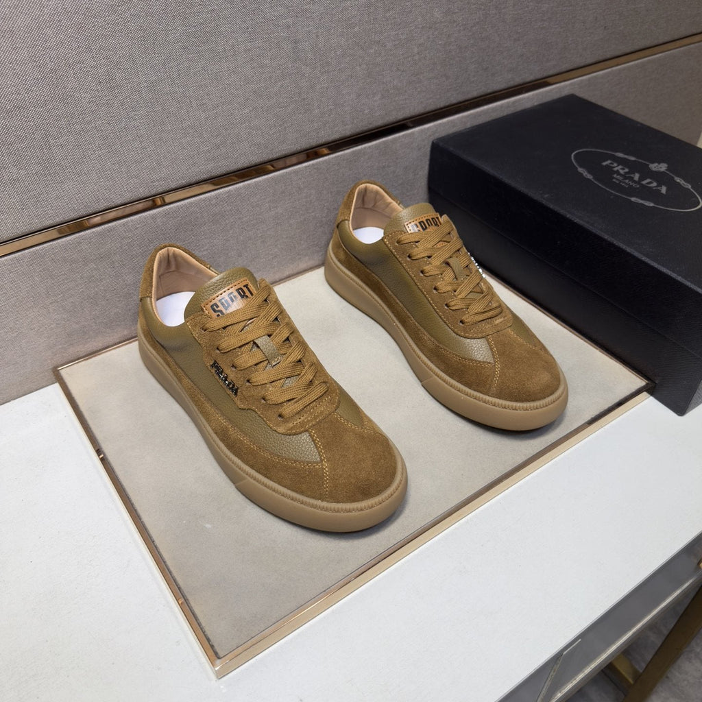 Prada Logo Low-Top Sneakers
