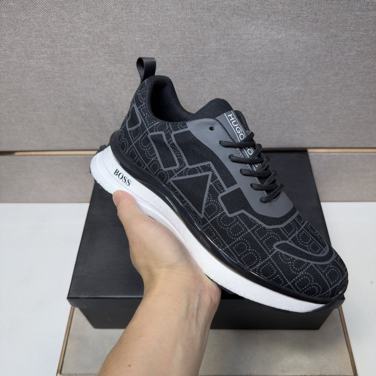 Hugo Boss Men's Graphic Panel Sneakers