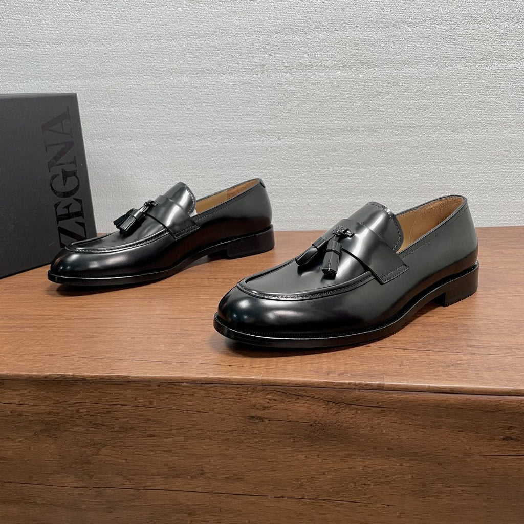 Zegna Men's Tassel Strap Loafers