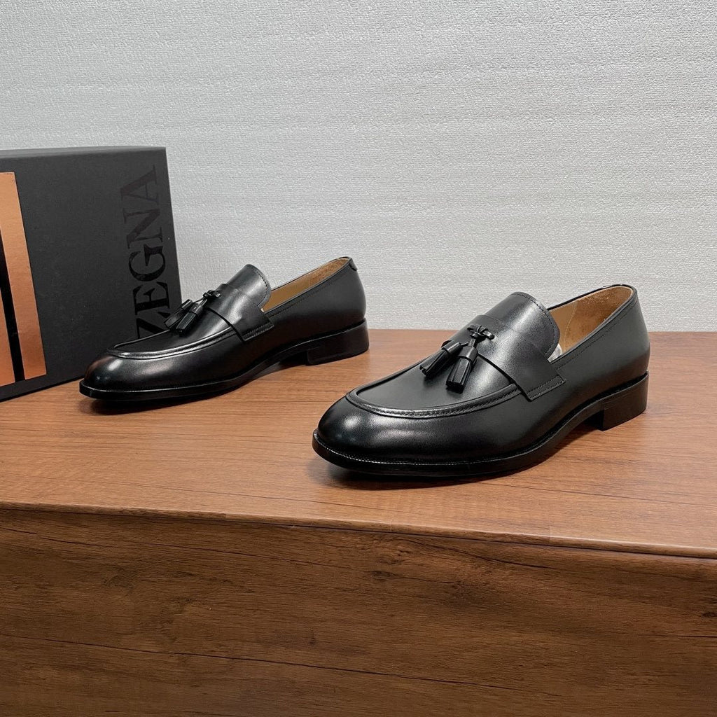 Zegna Men's Tassel Strap Loafers