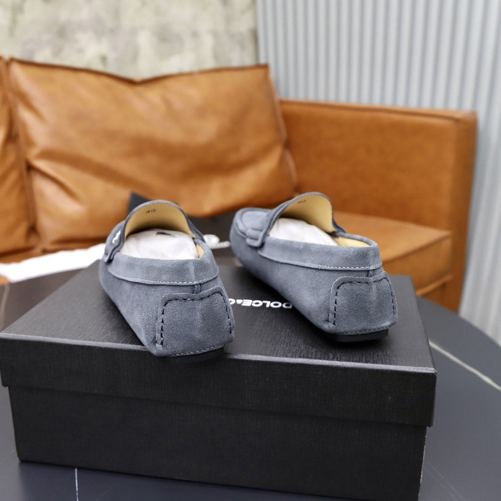 Dolce & Gabbana Men's Moc-Toe Loafers