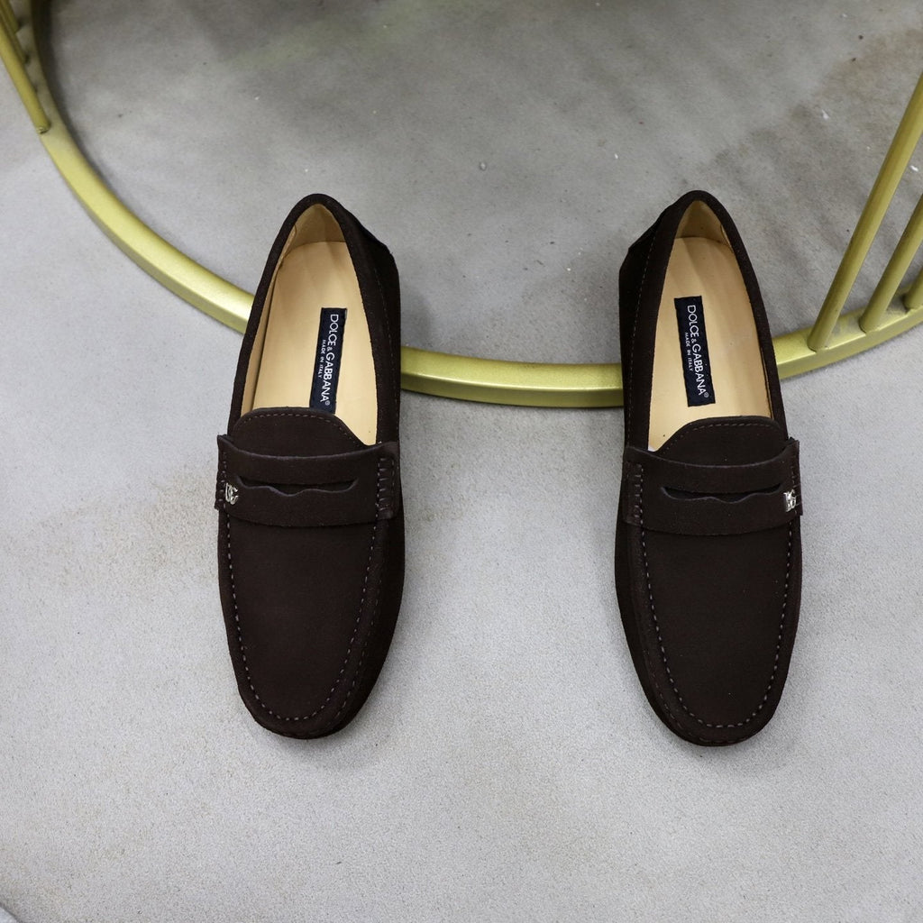 Dolce & Gabbana Men's Moc-Toe Loafers