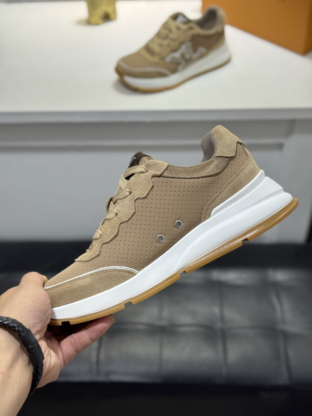Louis Vuitton LV Panel Low-Top Sneakers