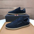Zegna 232 Suede Low-Top Sneakers