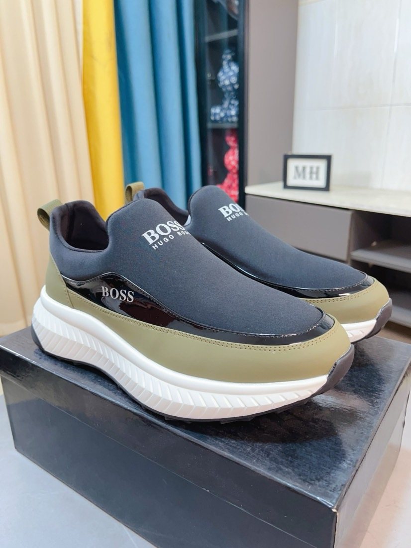 Hugo Boss Contrast Side Slip-On Sneakers