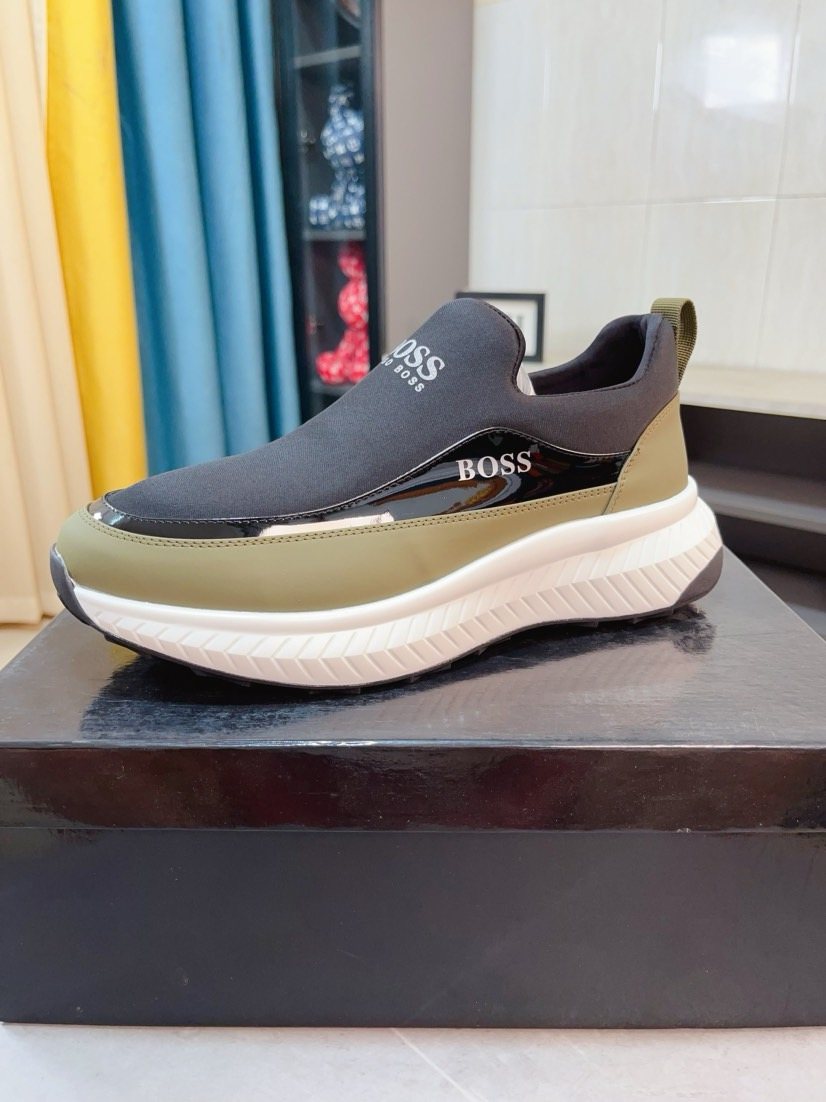 Hugo Boss Contrast Side Slip-On Sneakers