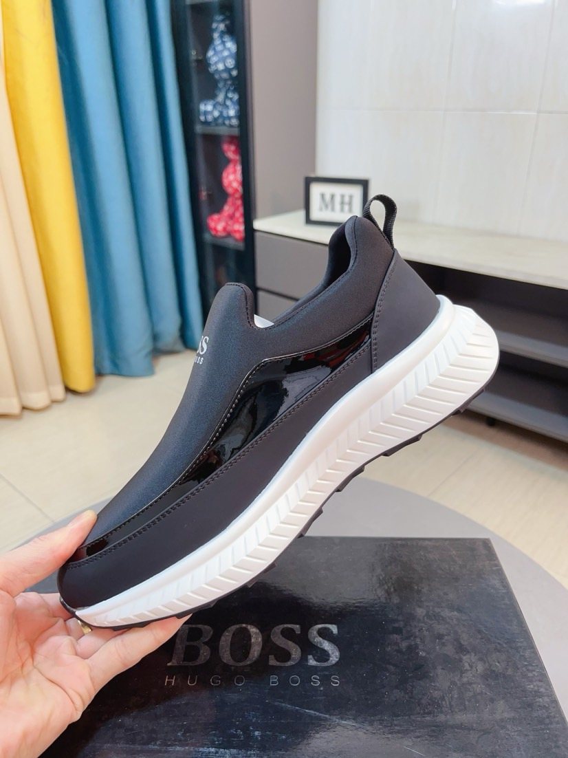 Hugo Boss Contrast Side Slip-On Sneakers