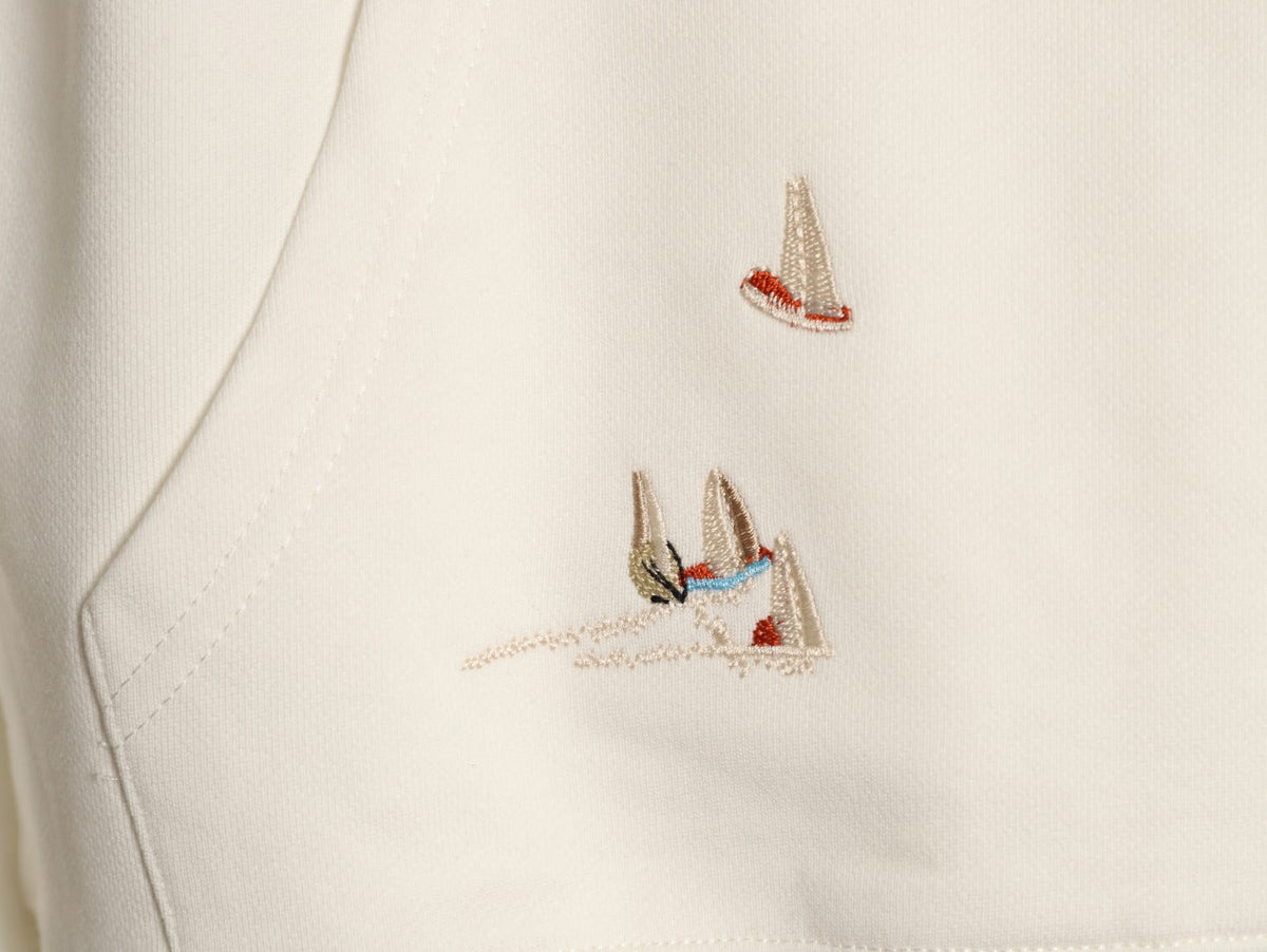 Louis Vuitton Scattered-Motif LV Back Graphic Hoodie - Off-White