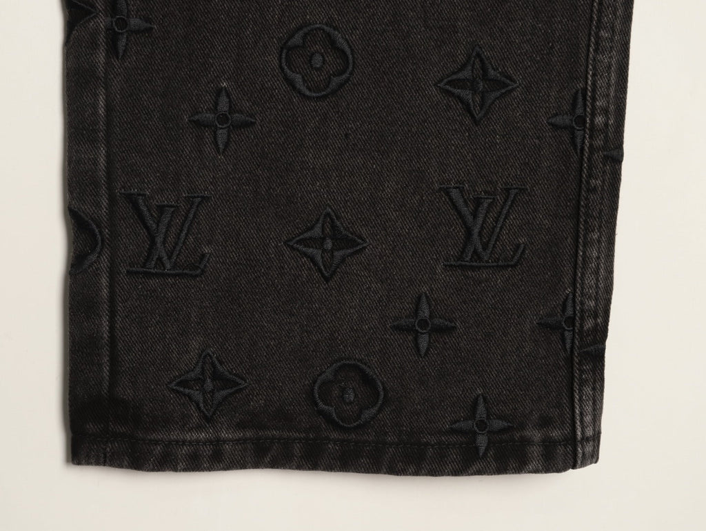 Louis Vuitton Gradient Denim Jeans - Light Blue and Charcoal